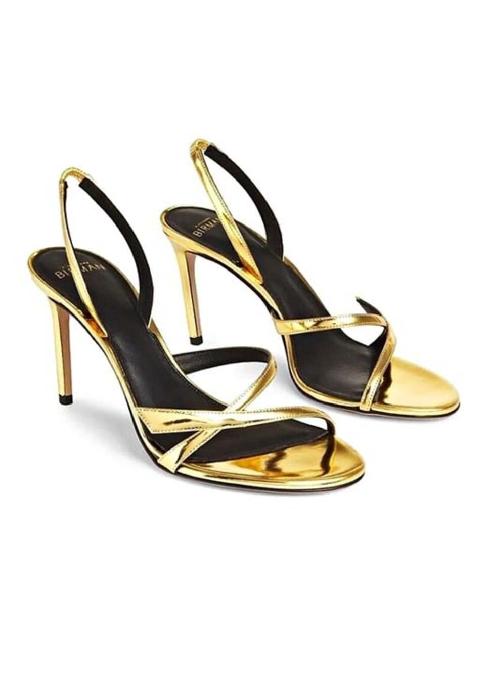 Alexandre Birman Tita Patent Leather Strappy Slingback Sandals Size: 39.5 (MSRP